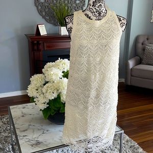 A fabulous NWT Loft crotchet dress